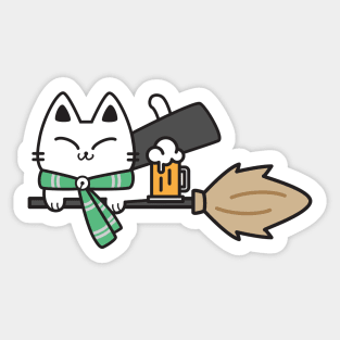 Wizard Kitty Sticker